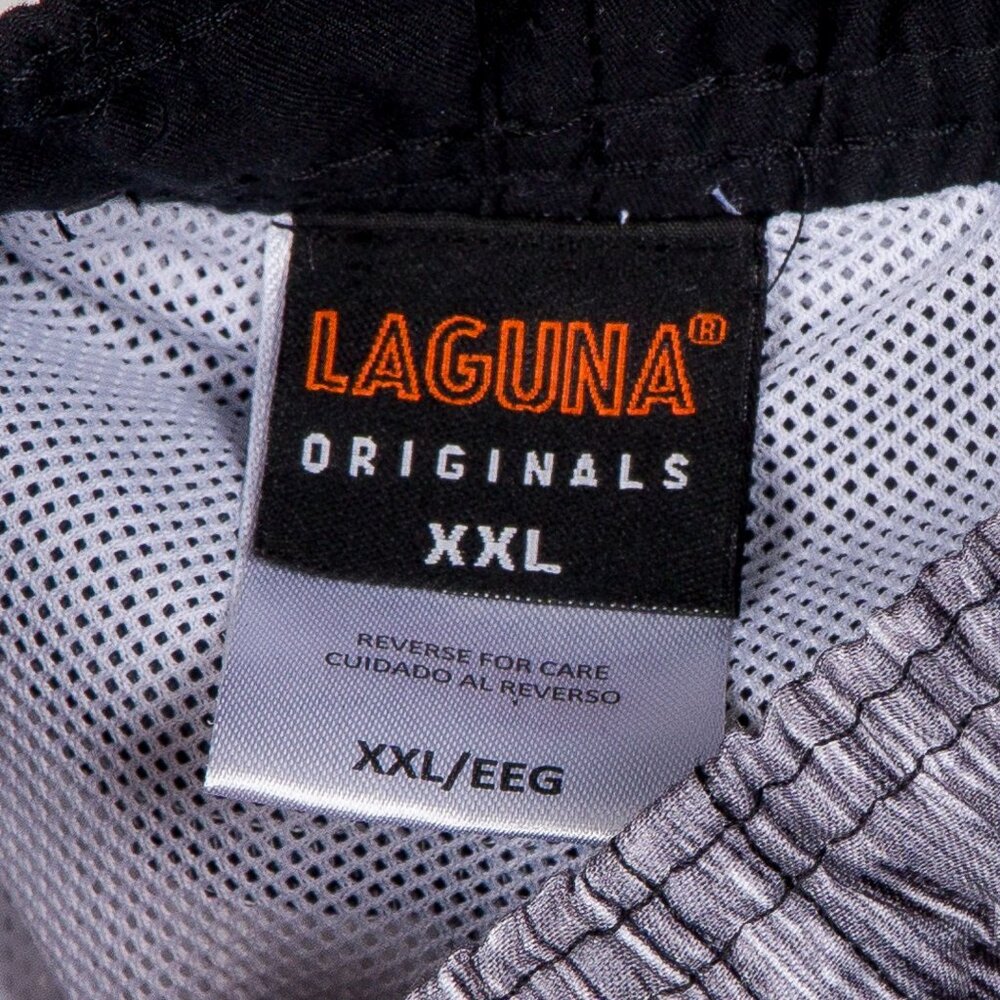 Laguna Swim Trunks XXL Mens Gray Black UPF50 Quick Drying Shorts Resort Cruise - Picture 4 of 5